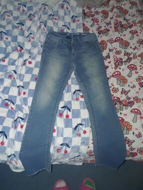 Women's Medium Blue Flare Jeans